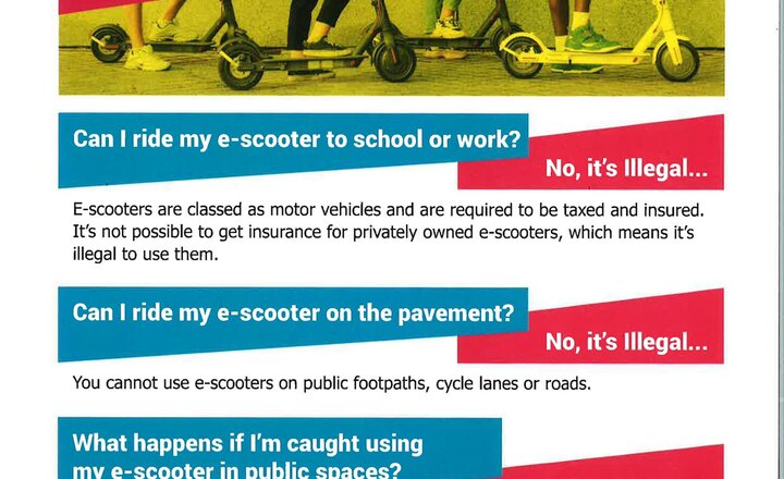 Image of E-scooters and the law